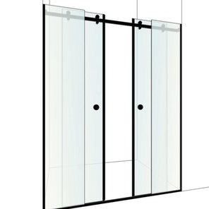 Дверь в нишу раздвижная с боковыми стенками