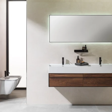 Подвесная тумба из шпона