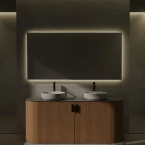 ⁠Напольная тумба из шпона