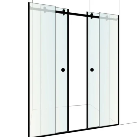 Дверь в нишу раздвижная с боковыми стенками