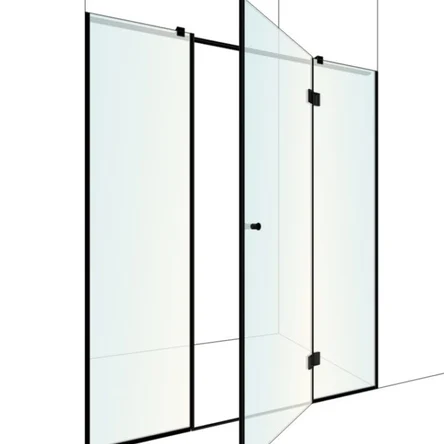 Дверь в нишу распашная с боковыми стенками